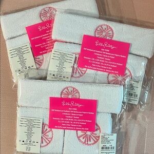 3- Lilly Pulitzer Wristband and headband sets